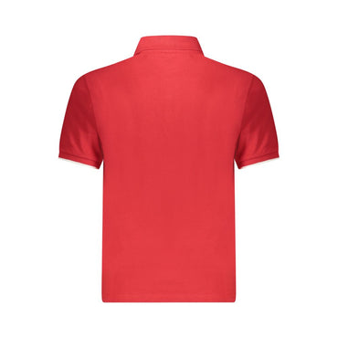 North Sails Red Cotton Men Polo Shirt