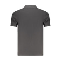 Calvin Klein Black Cotton Men Polo Shirt