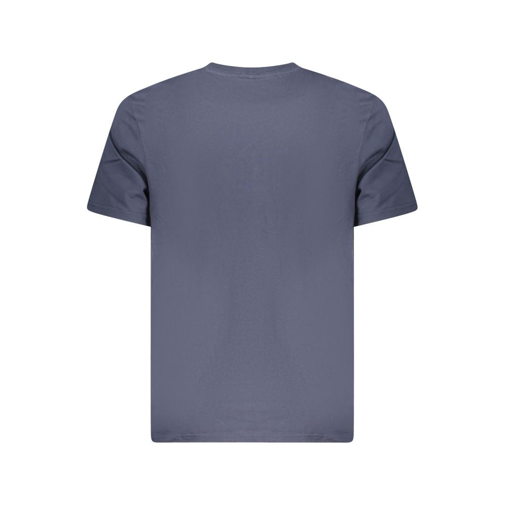 Lee Blue Cotton Men T-Shirt