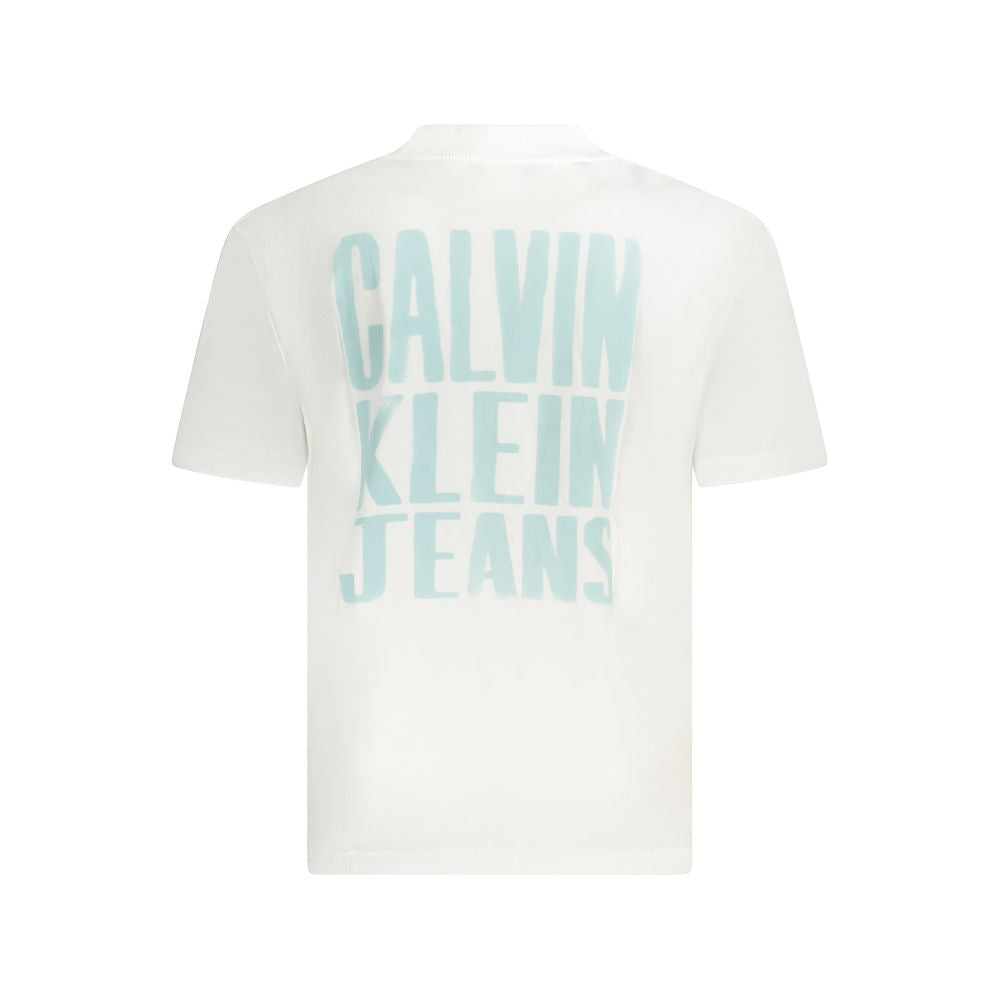 Calvin Klein White Cotton T-Shirt