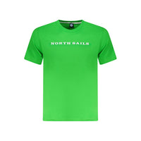 North Sails Green Cotton Men T-Shirt