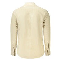 Hugo Boss Beige Cotton Men Shirt