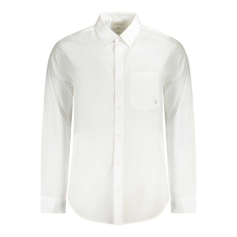 Calvin Klein White Cotton Shirt