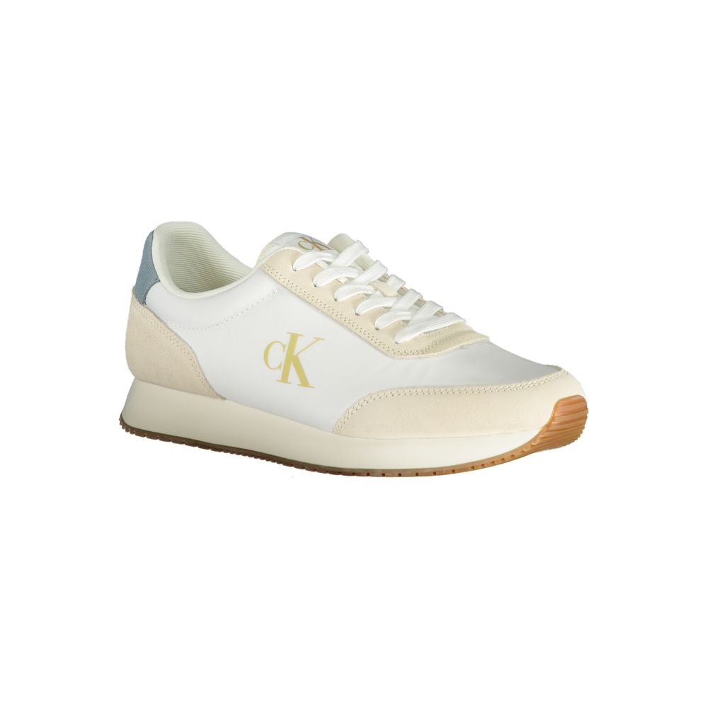 Calvin Klein White Polyester Men Sneaker