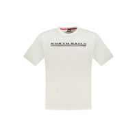 North Sails White Cotton Men T-Shirt