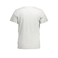 Tommy Hilfiger Gray Cotton Men T-Shirt