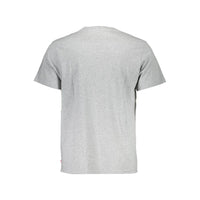 Levi's Gray Cotton Men T-Shirt