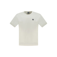 North Sails White Cotton Men T-Shirt