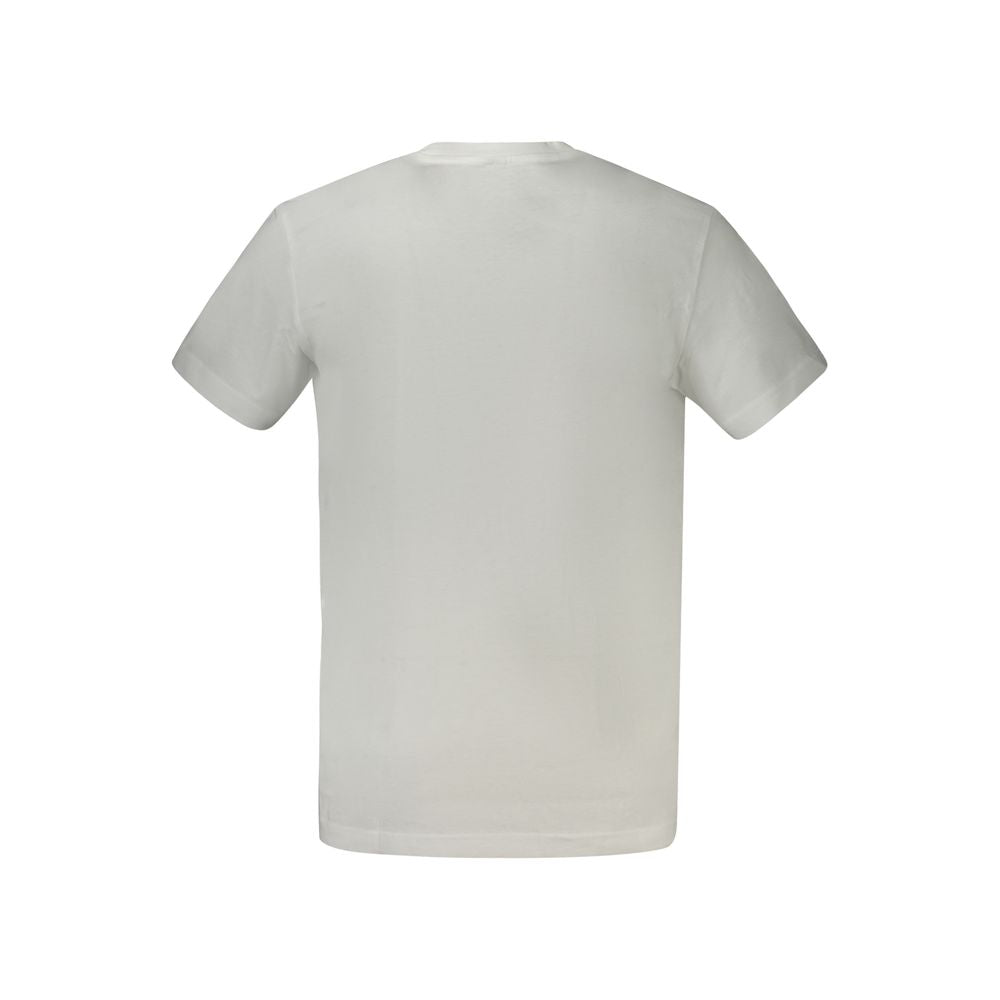 Calvin Klein White Cotton Men T-Shirt