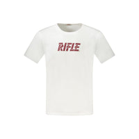 Rifle White Cotton Men T-Shirt