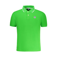 North Sails Green Cotton Men Polo Shirt