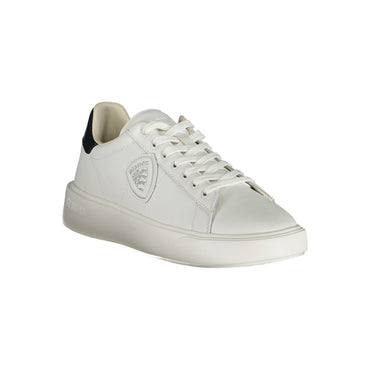 Blauer White Polyethylene Men Sneaker