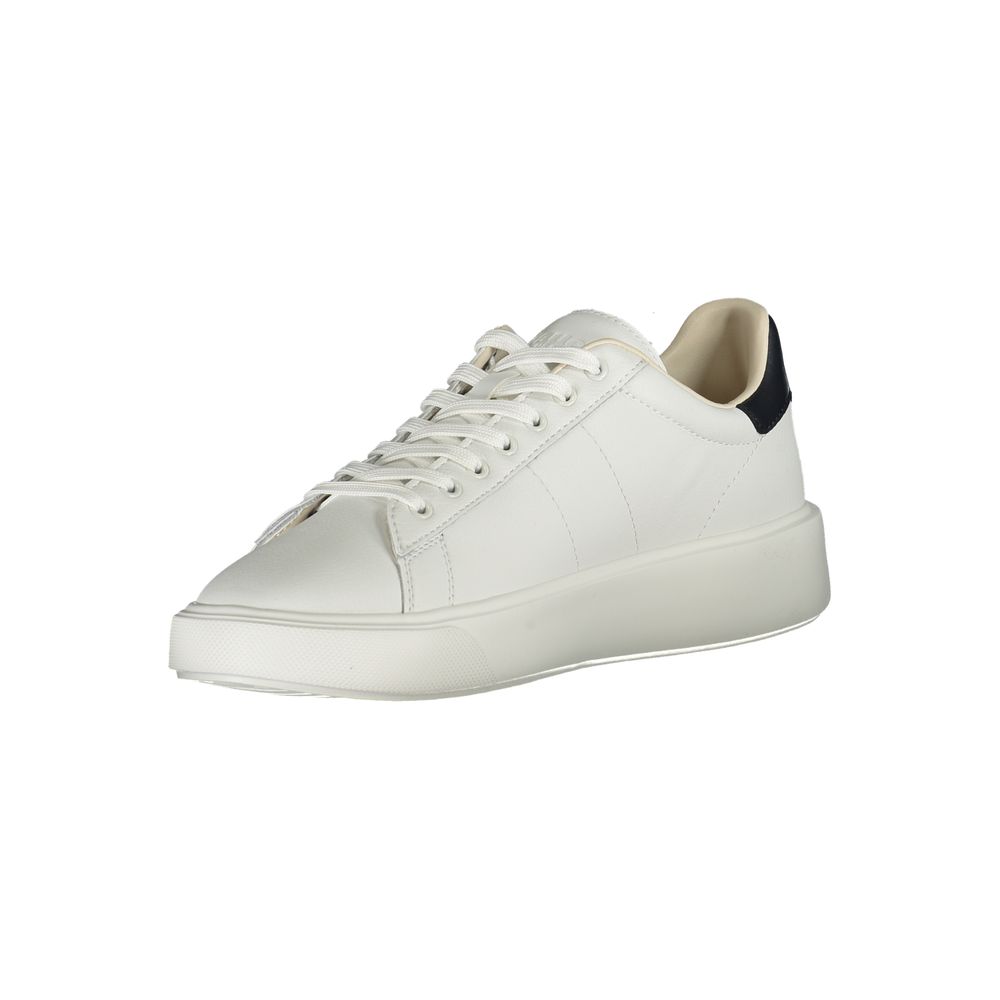 Blauer White Polyethylene Men Sneaker