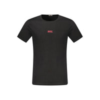 Rifle Black Cotton Men T-Shirt