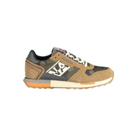 Napapijri Beige Leather Men Sneaker