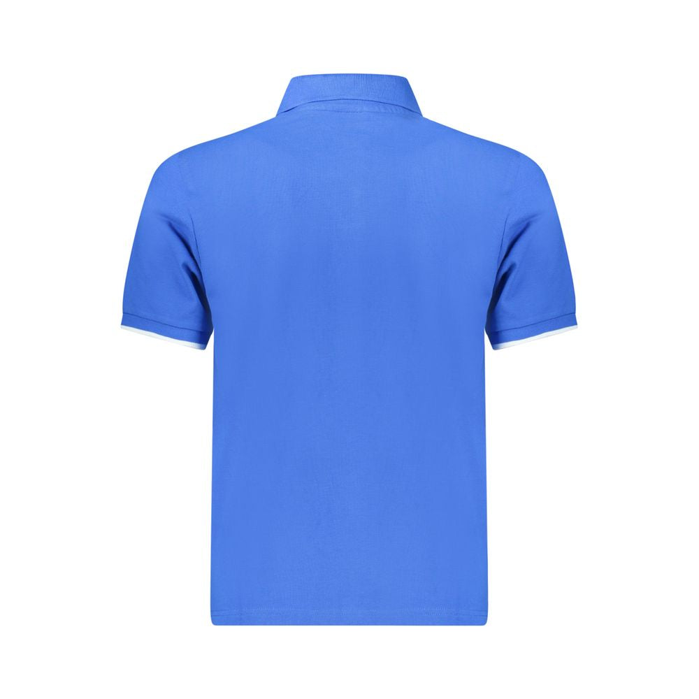 North Sails Blue Cotton Men Polo Shirt