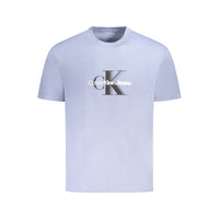 Calvin Klein Blue Cotton T-Shirt