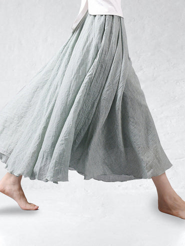 Pearl Shiny Skirt - Effortless Movement - Retail Flare