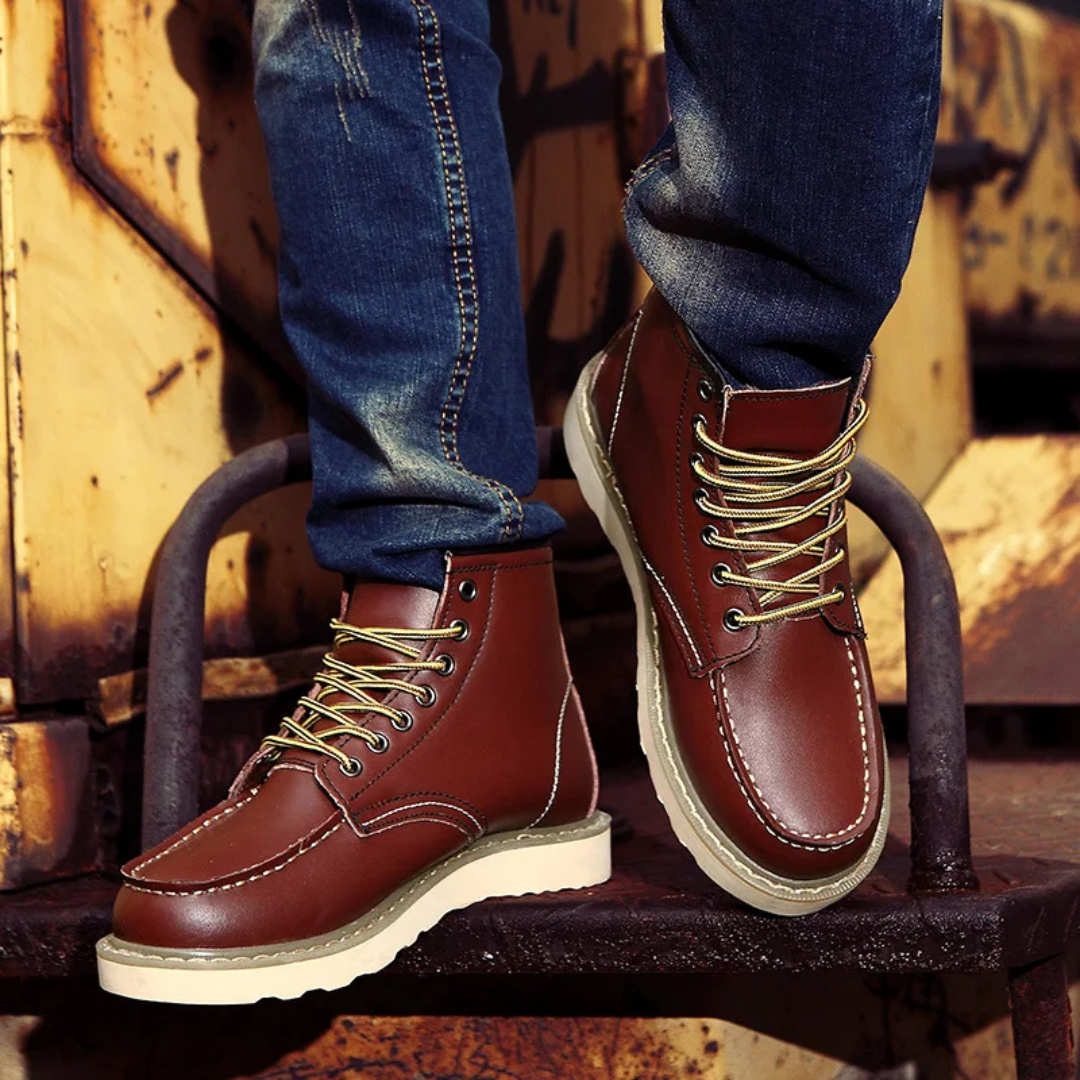 COLE™ | Vintage Leather Boots - Retail Flare