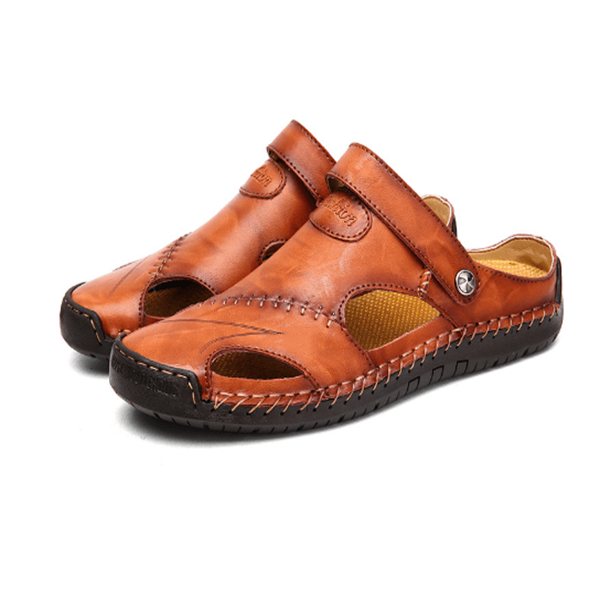 CHRIS™ | Orthopaedic Leather Sandals - Retail Flare