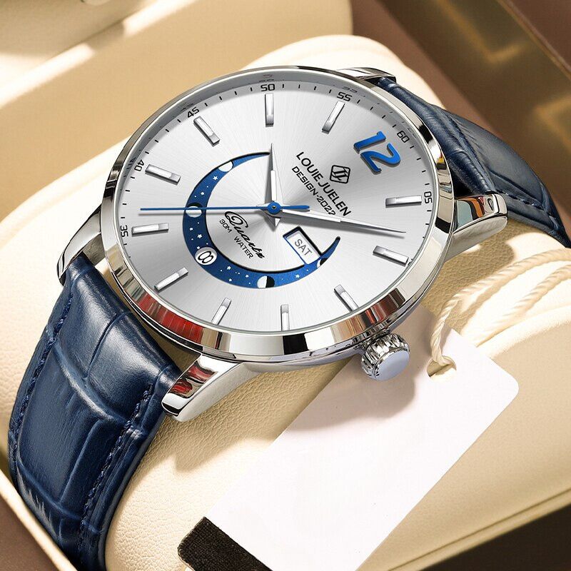 Celestial Moonphase Luminous Calendar Watch