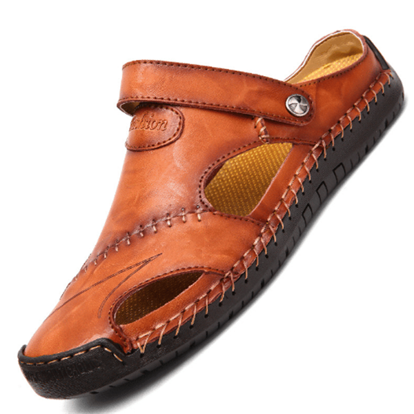 CHRIS™ | Orthopaedic Leather Sandals - Retail Flare