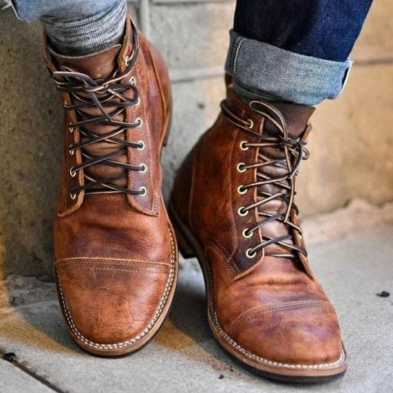 Thomas™ | Rugged Leather Boots for Men