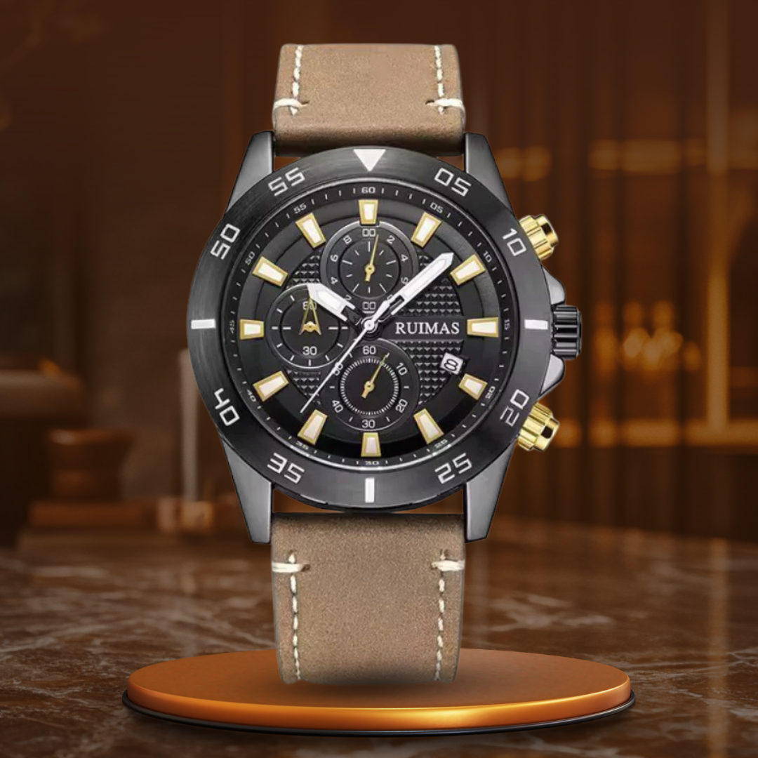 Luxe Dial Quartz Chronograph Watch