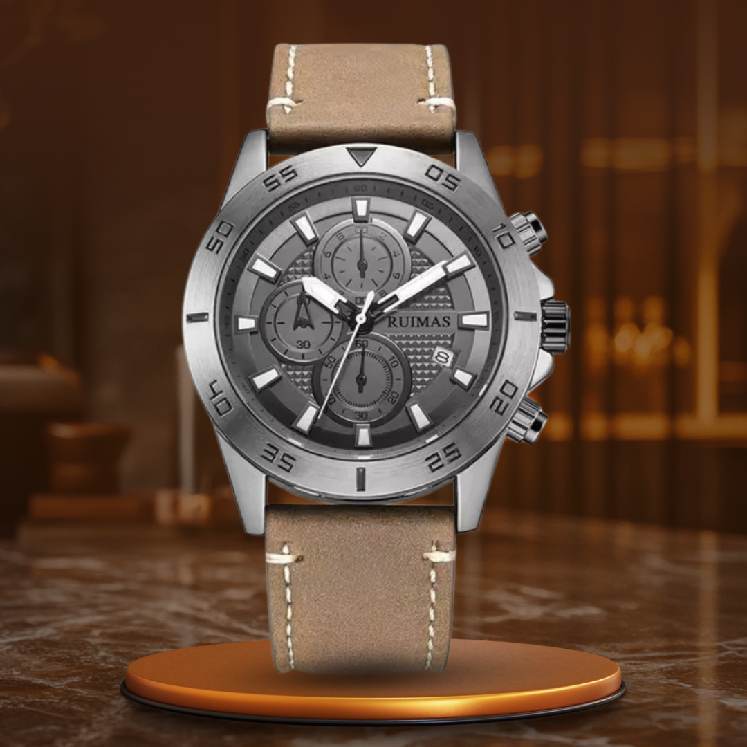 Luxe Dial Quartz Chronograph Watch