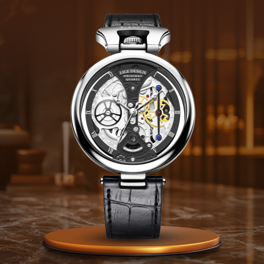 Opulent Hollow Dial Business Watch