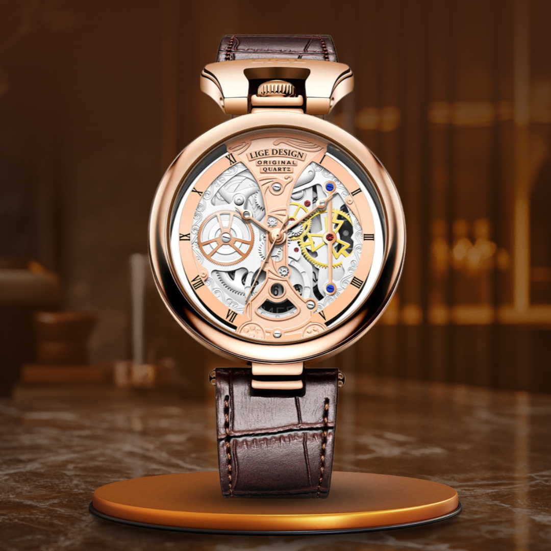 Opulent Hollow Dial Business Watch