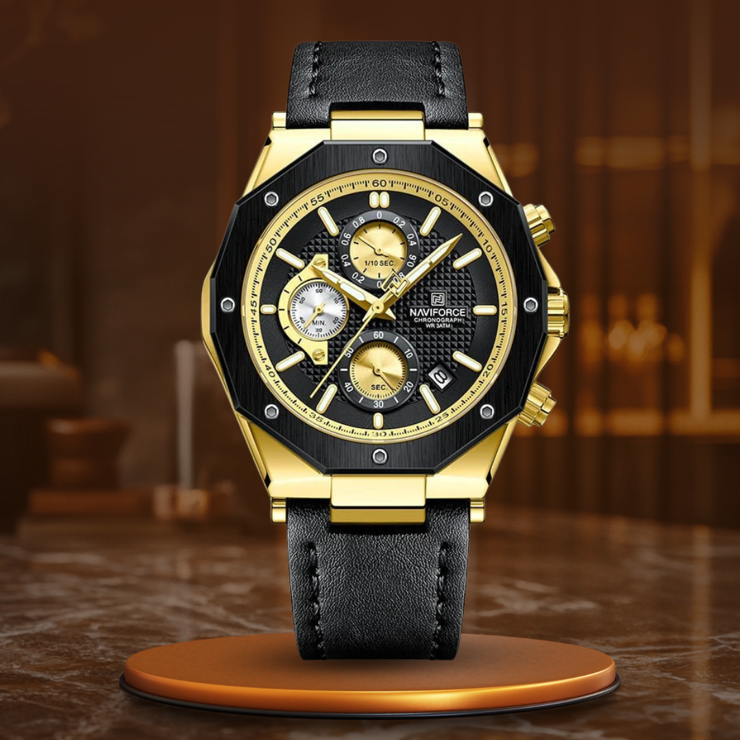 Luxe Automatic Business Leather Watch - Retail Flare