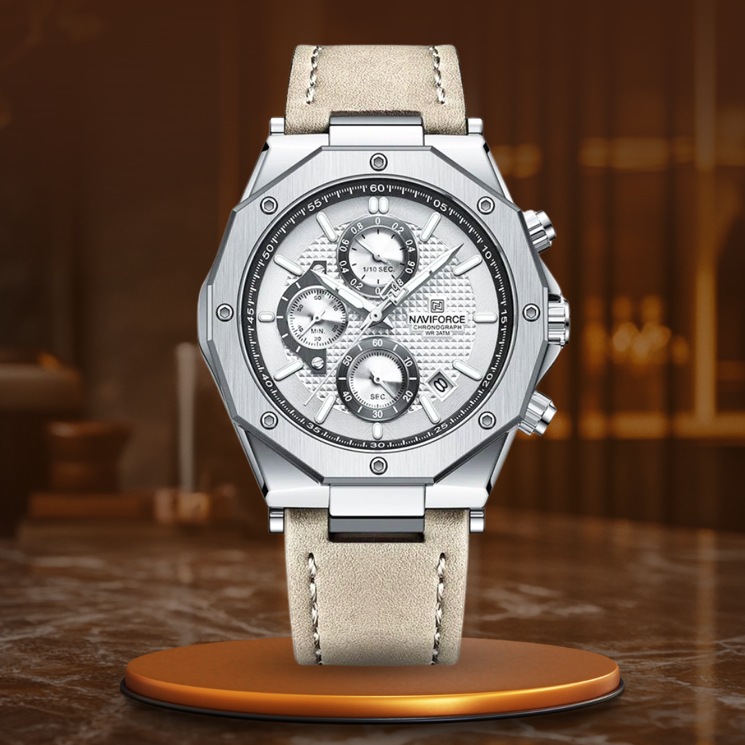 Luxe Automatic Business Leather Watch - Retail Flare