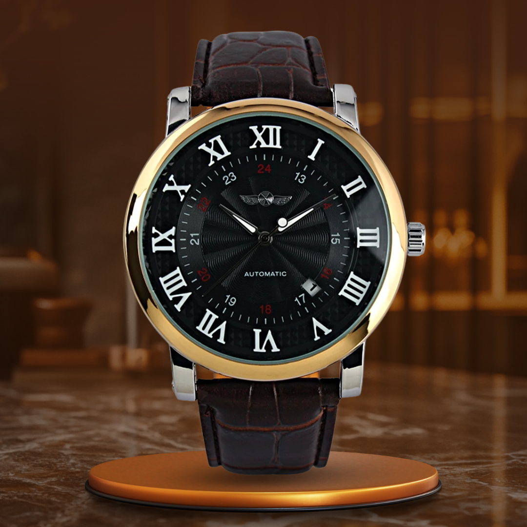 Heritage Full Automatic Mechanical Leather Watch