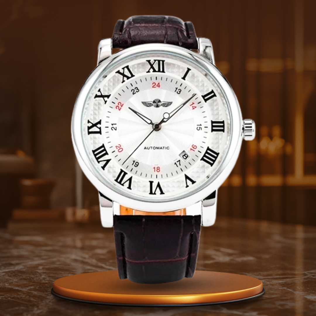 Heritage Full Automatic Mechanical Leather Watch