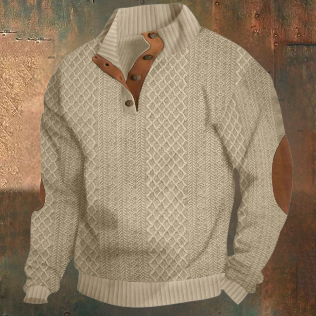 FLORIS | Buttoned Sweater