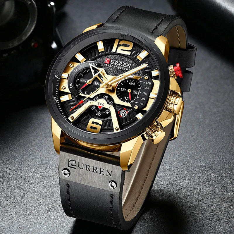 Elite Casual Sports Chronograph Watch