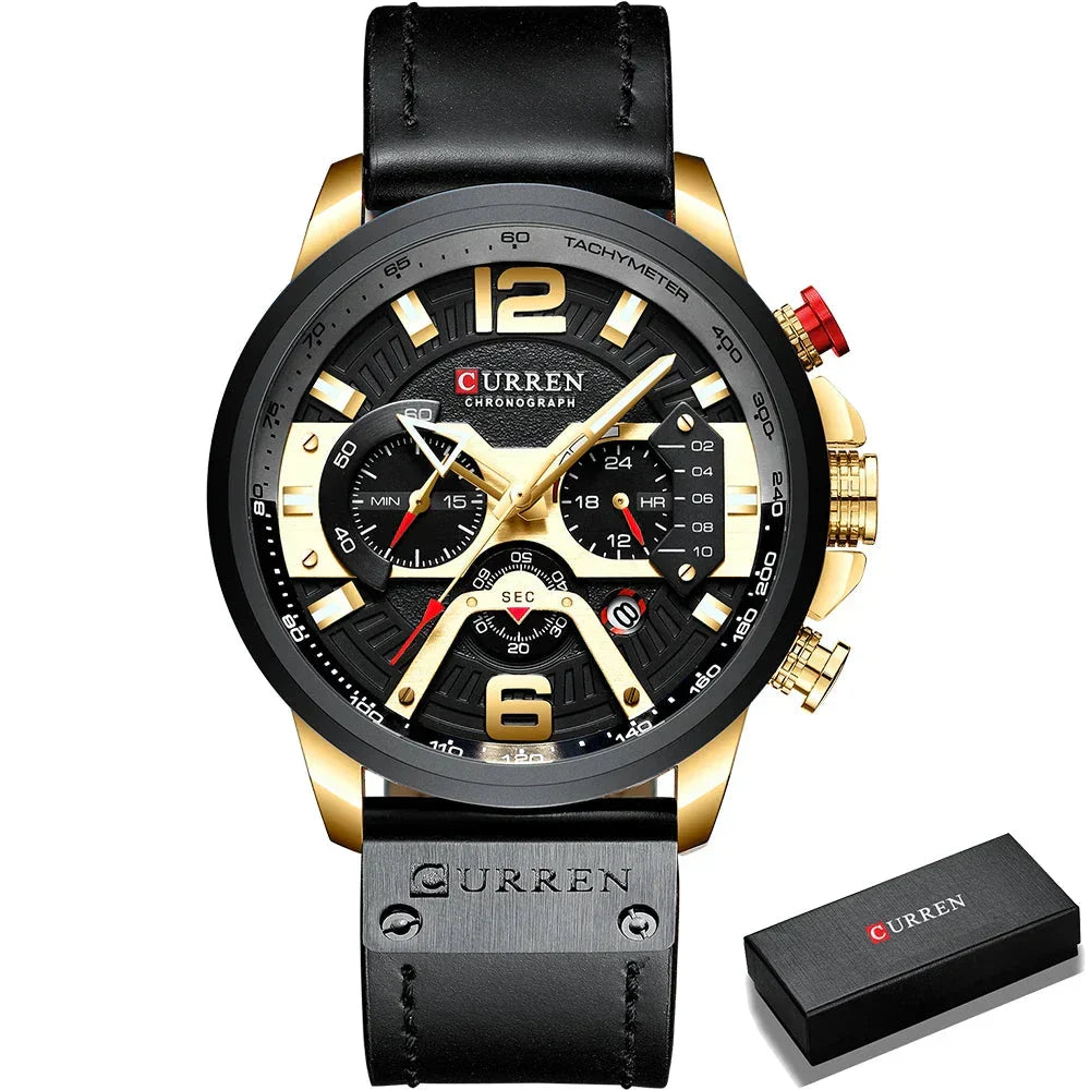 Elite Casual Sports Chronograph Watch