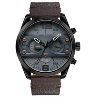 Executive Leather Band Quartz Chronograph