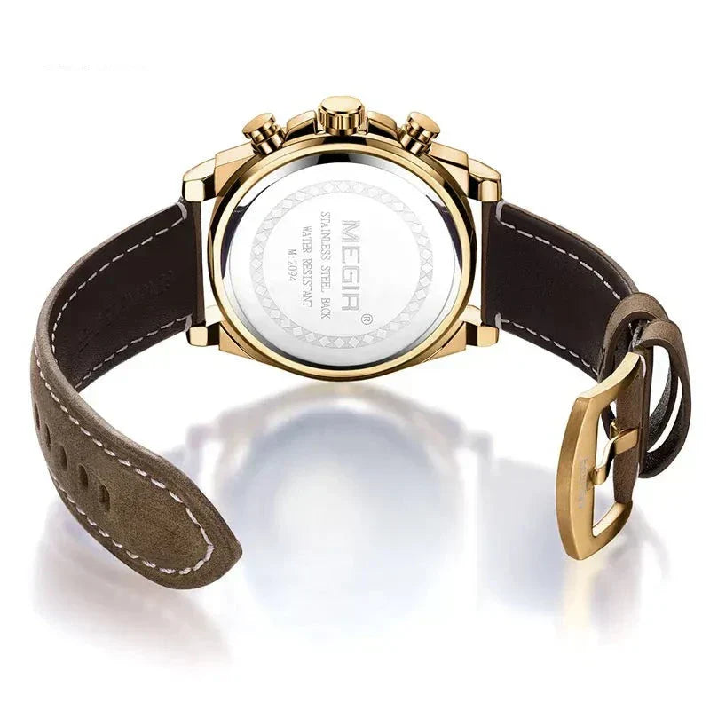 Heritage Leather Band Classic Watch - Retail Flare