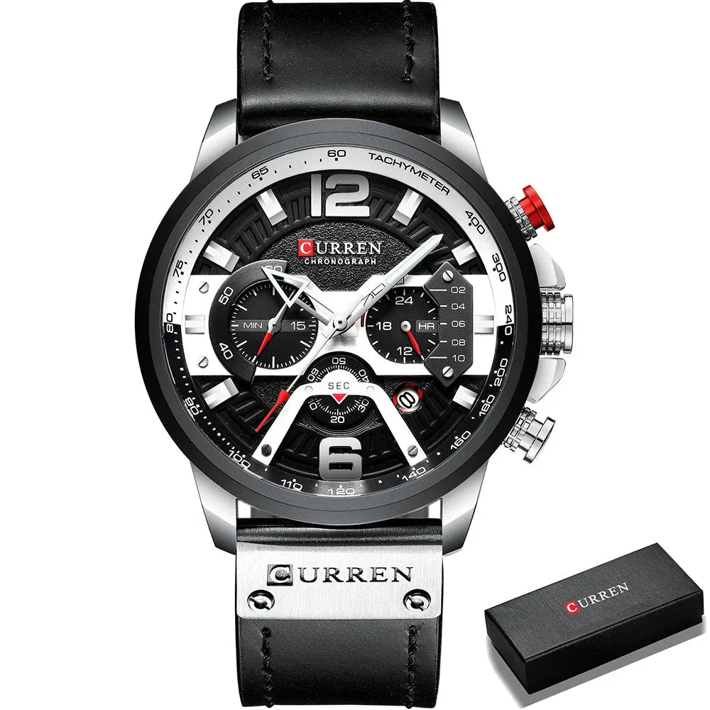 Elite Casual Sports Chronograph Watch