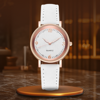 Prestige Leather Band Timepiece