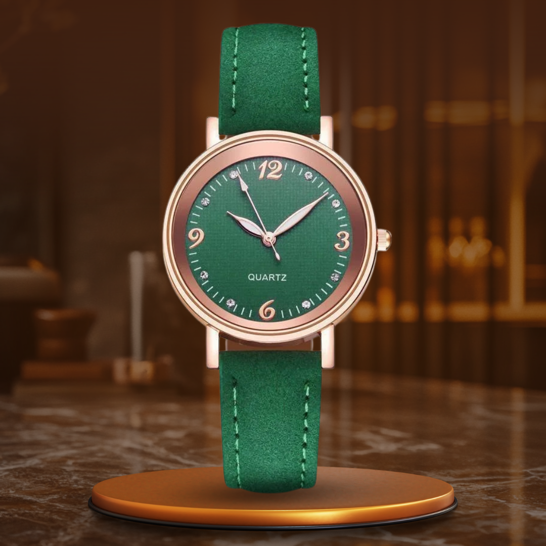 Prestige Leather Band Timepiece