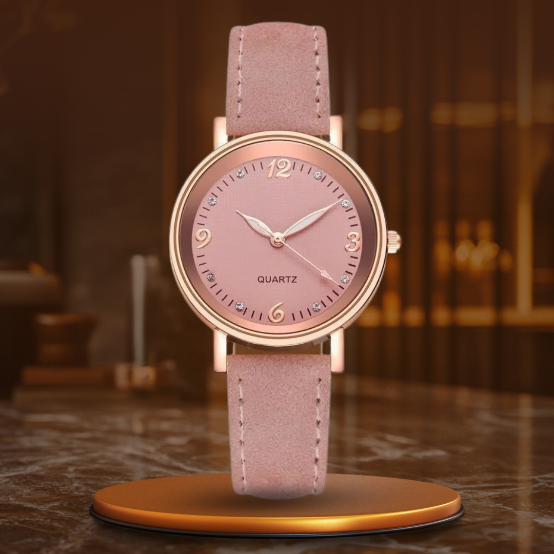 Prestige Leather Band Timepiece