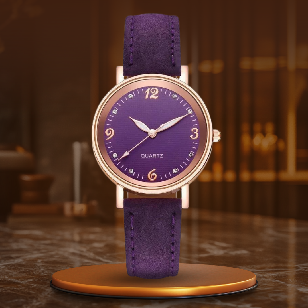 Prestige Leather Band Timepiece