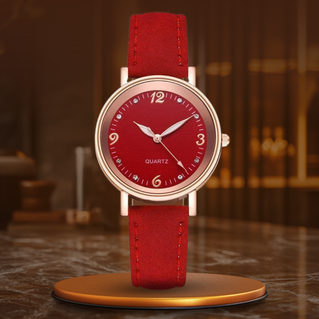 Prestige Leather Band Timepiece