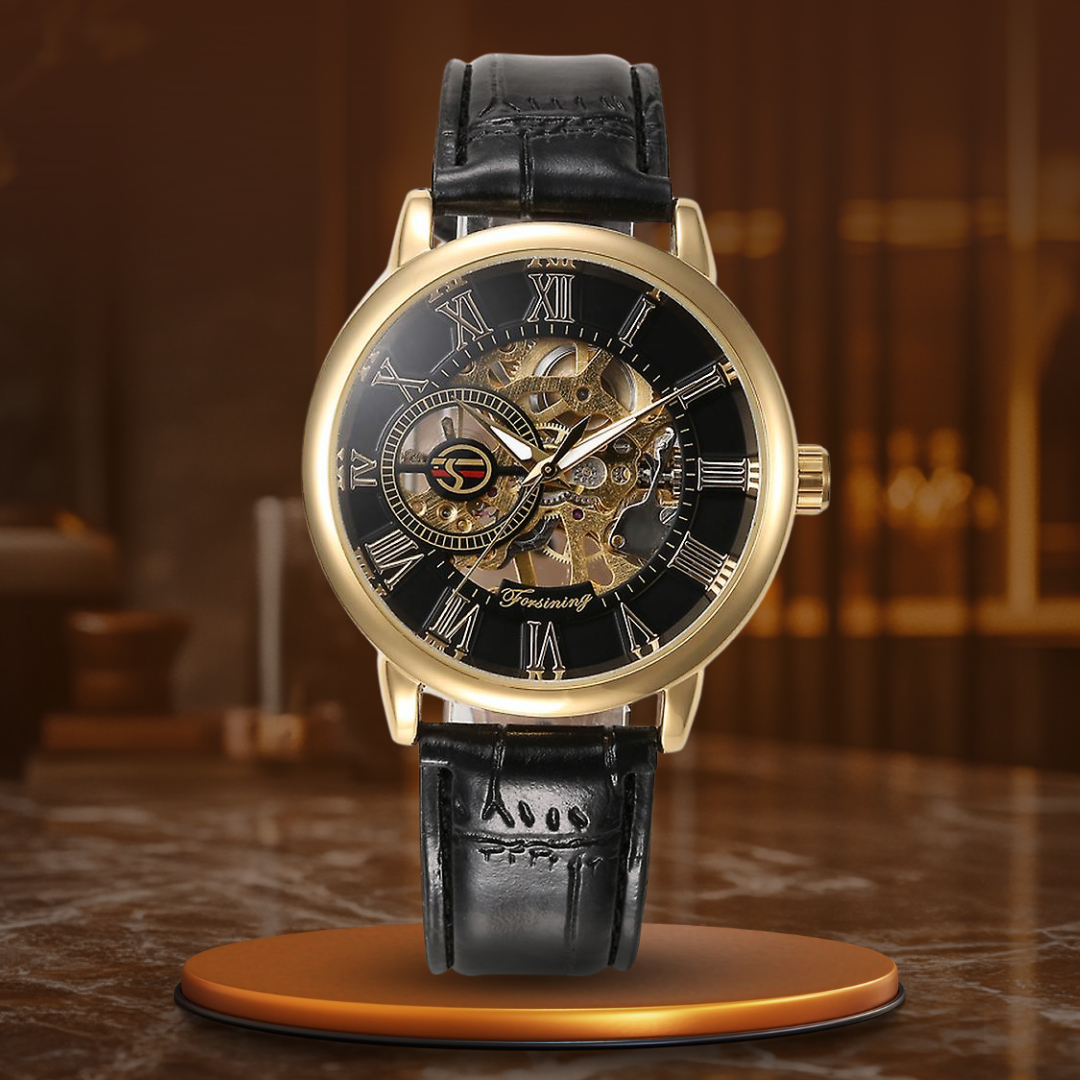 Opulent Mechanical Luxury Fashion Timepiece