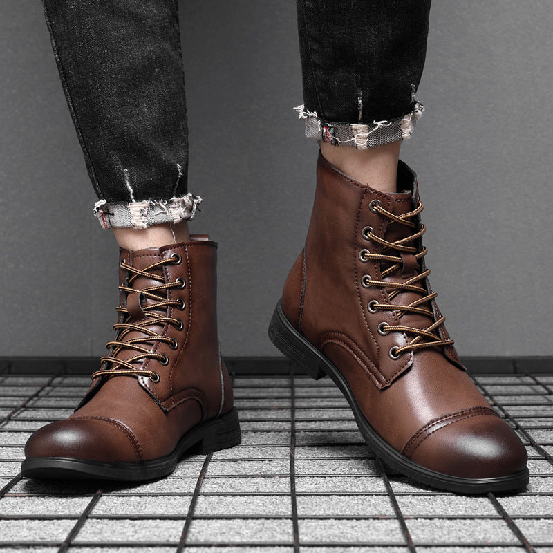 WILFRIED | Leather Boots - Retail Flare