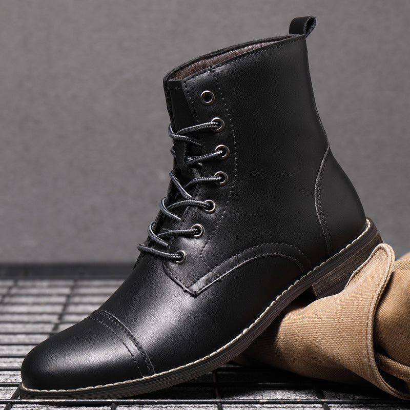 WILFRIED | Leather Boots - Retail Flare