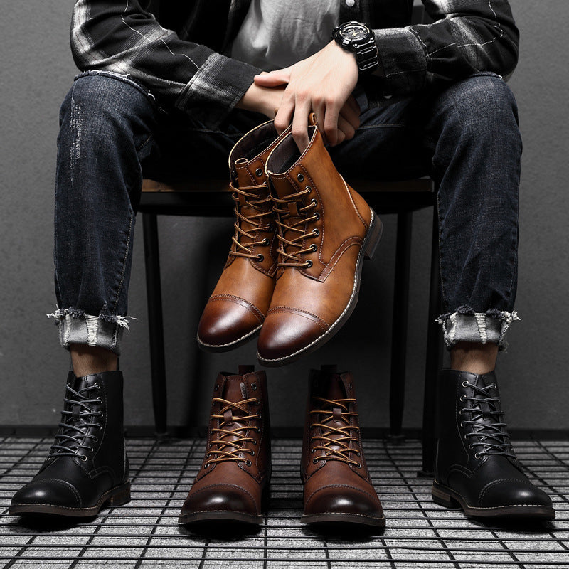 WILFRIED | Leather Boots - Retail Flare